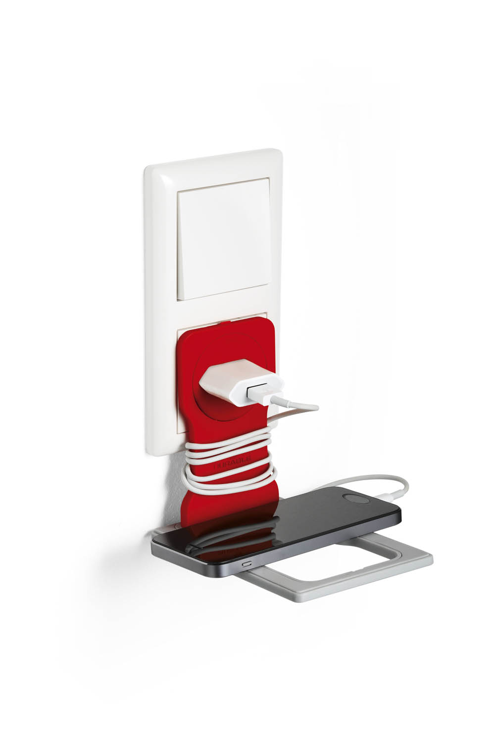 773503 Держатель для зарядки мобильного телефона VARICOLOR PHONE HOLDER красный