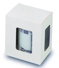 P1B-XL одноместная упаковка, белая, с окном для кружек 0926, 0928, 0978